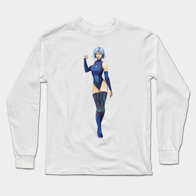 Killer Frost The Flash Arrowverse Long Sleeve T-Shirt by YT-Penguin